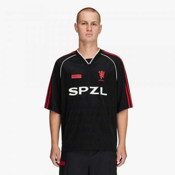 Dres adidas Manchester United SPZL F.C. Tee Black M