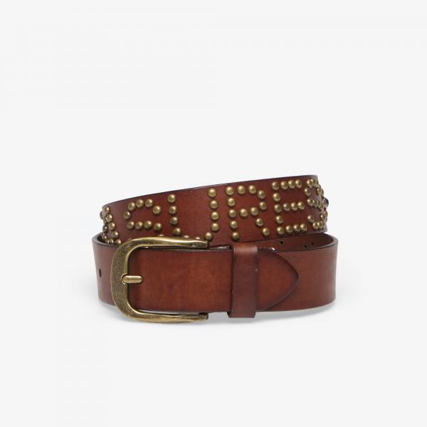 Pásek PLEASURES Studded Belt Brown L/XL