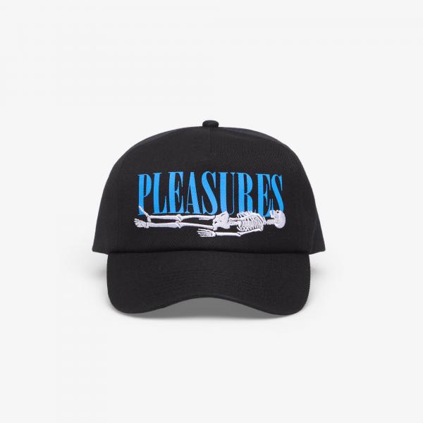 Kšiltovka PLEASURES Bones Snapback Black Universal