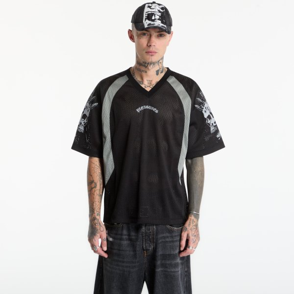 Dres PLEASURES Screws Football Jersey Black M
