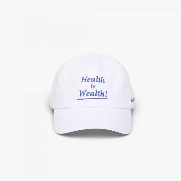 Kšiltovka Sporty & Rich Health is Wealth Hat White Universal