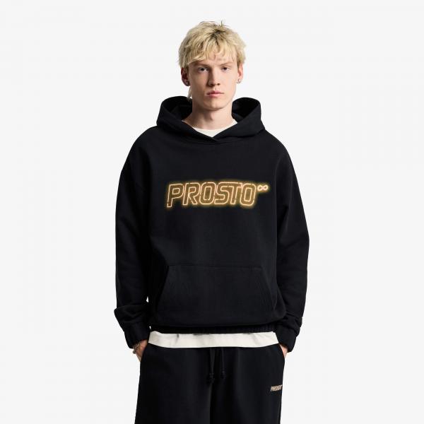 Mikina Prosto Hoodie Neon Black XL