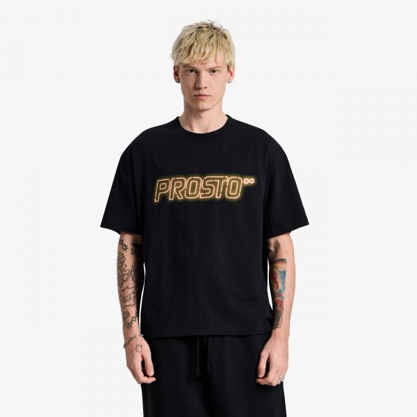 Tričko Prosto T-shirt Neon Black S