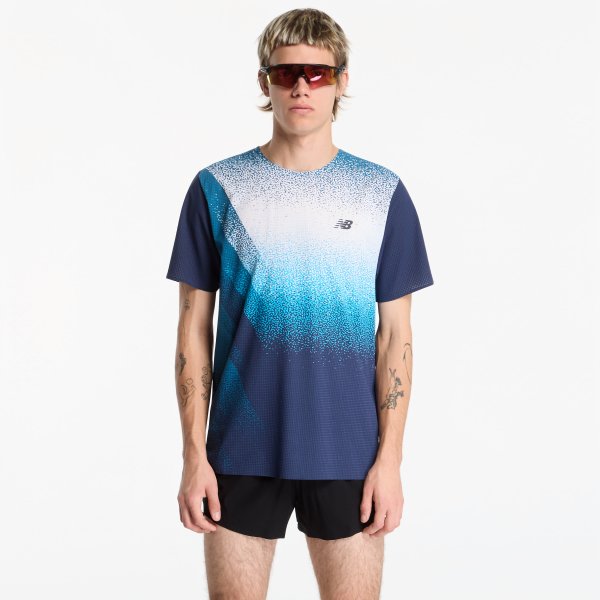 Tričko New Balance Race Day Ultra Light Printed T-Shirt Altitude/ Streamsong S