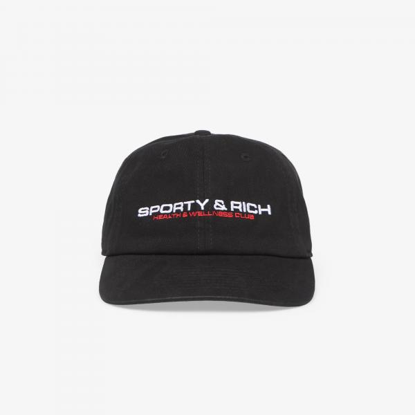 Kšiltovka Sporty & Rich Bold Health Hat Black Universal
