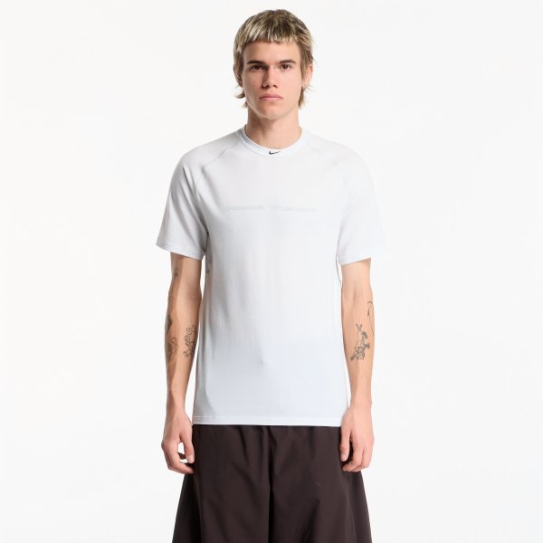Tričko Nike Tech Men's Dri-FIT Short-Sleeve Top Off White/ Grey Fog/ Black XS