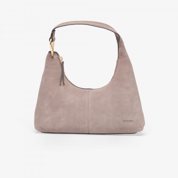 Kabelka Calvin Klein Slouchy Suede Should Brown Universal
