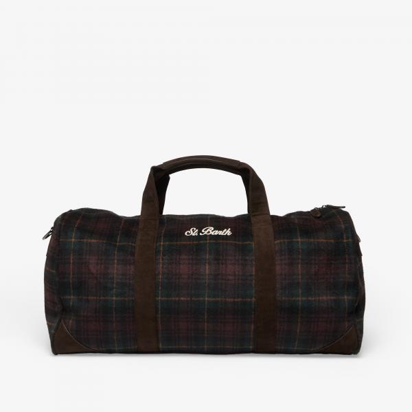 Taška MC2 Saint Barth Jetleg Wool Duffle Bag Tartan Universal