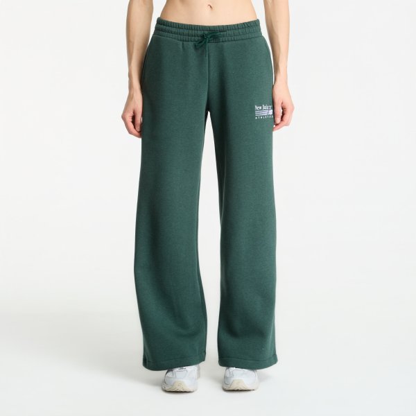 Tepláky New Balance Trackside Fleece Pant Nordic Green Heather S