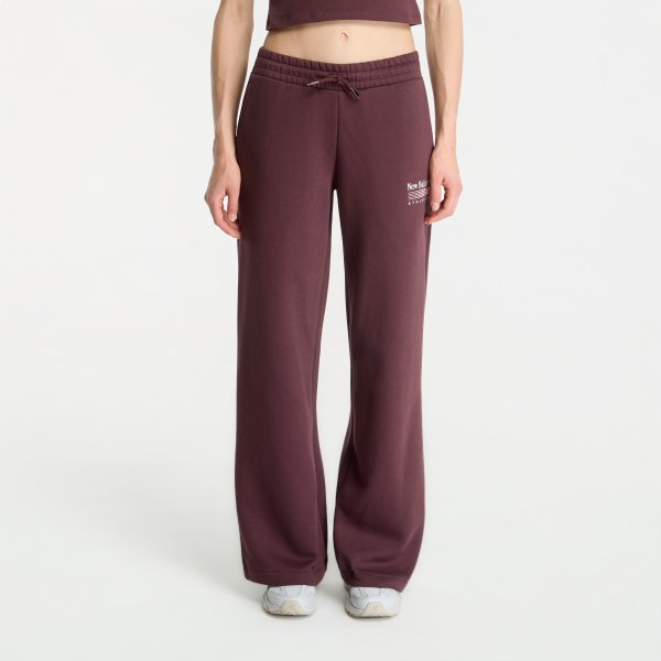 Tepláky New Balance Trackside Fleece Pant Cherry Leather L