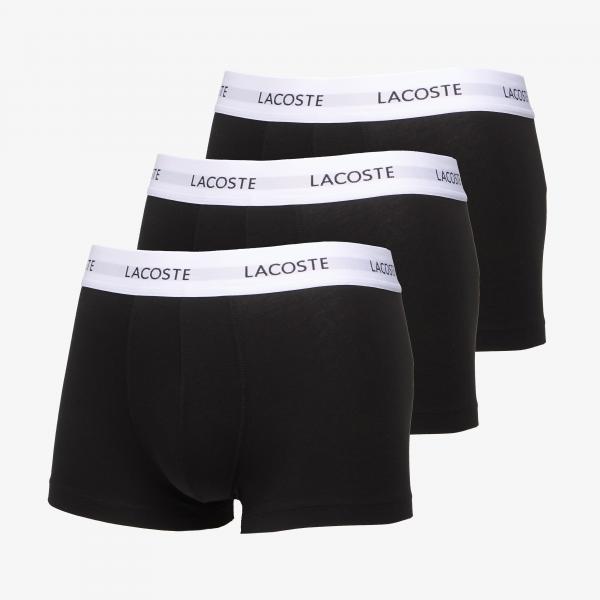 Boxerky Lacoste Underwear Trunk Black S