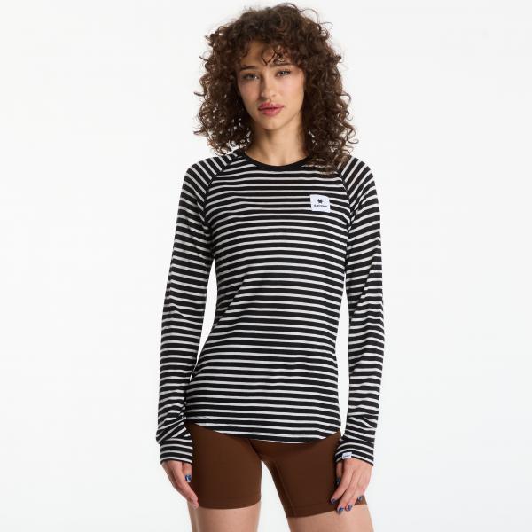 Tričko SAYSKY W Merino 165 Base Layer Long Sleeve Stripes M