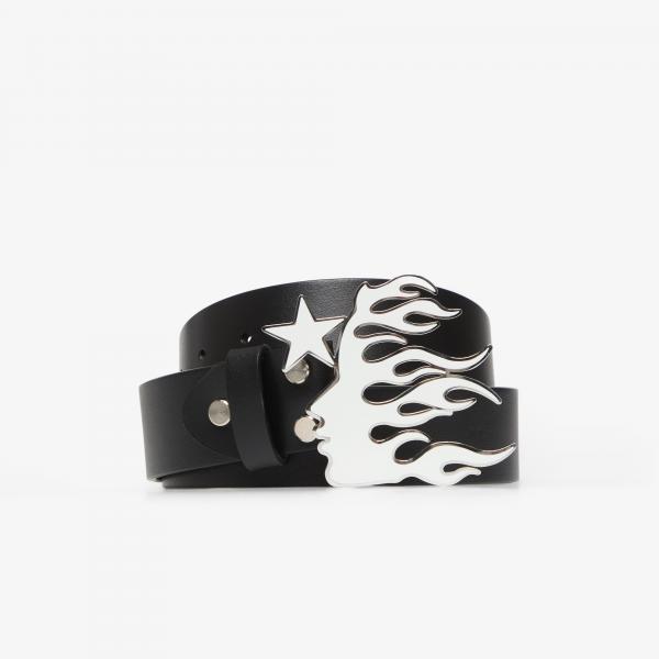 Pásek Hellstar Flame Girl Logo Belt Black Universal