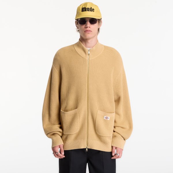 Svetr Dickies Fredonia Zipped Knit Sweater Yellow S
