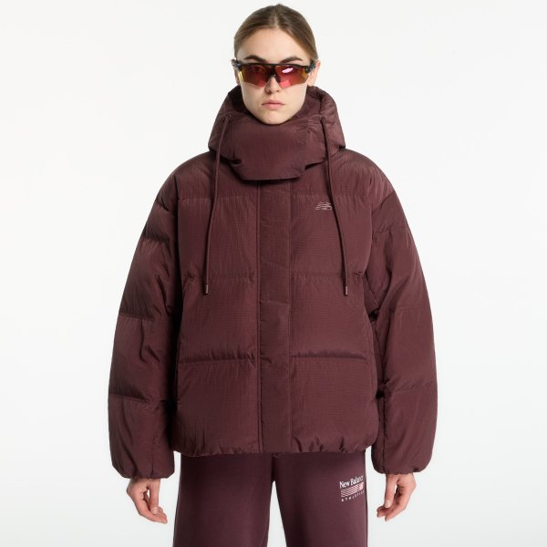 Péřovka New Balance Premium Puffer Jacket Cherry Leather M