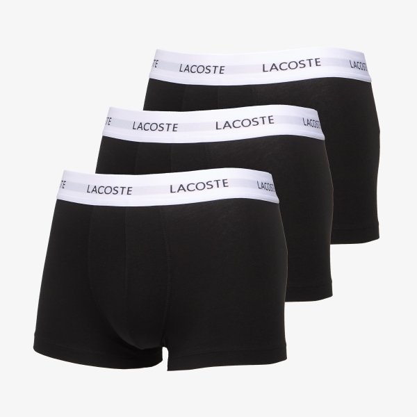 Boxerky Lacoste Underwear Trunk Black S