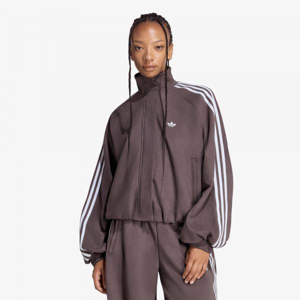 Bunda adidas Adilenium Season 6 Faux Suede Track Top Aurora Coffee S