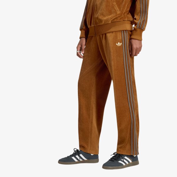 Tepláky adidas Firebird Velour Track Pants Dusky Bronze L