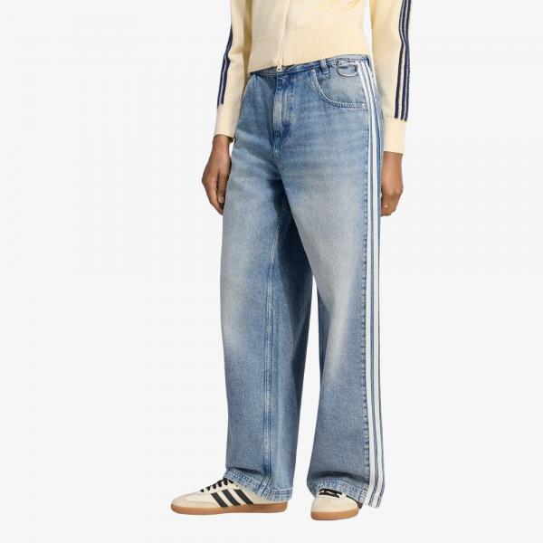 Džíny adidas Adilenium Season 6 Baggy Denim Pants Blue 28/30