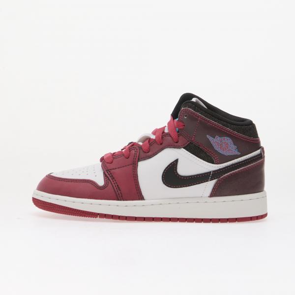Air Jordan 1 Mid SE Kids Sweet Beet/ Desert Pink-Off Noir-White 3.5Y