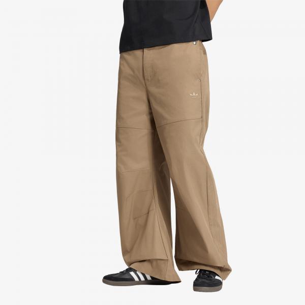 Kalhoty adidas Premium Essentials Wide Pants Khaki Six 32