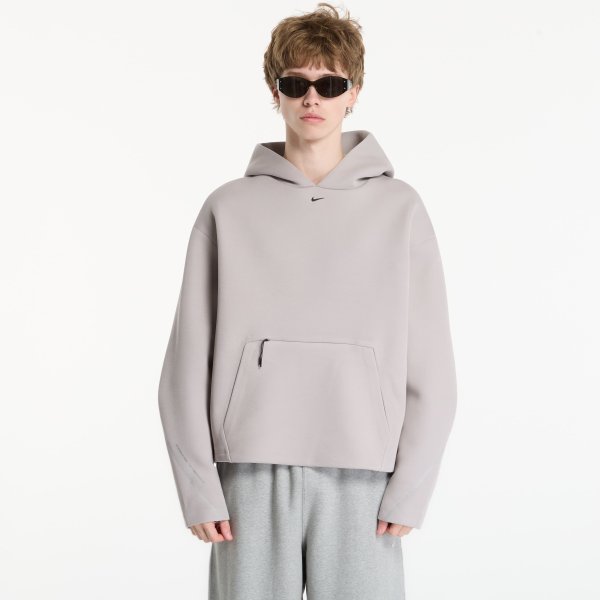 Mikina Nike Tech Fleece Pullover Hoodie College Grey/ Black XXL