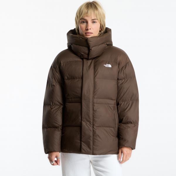 Péřovka The North Face Puffer Oversized Jacket Dark Chestnut L