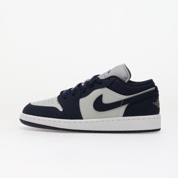 Air Jordan 1 Low Kids Obsidian/ Obsidian-Grey Fog-Pink Foam 5.5Y