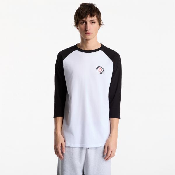 Tričko Horsefeathers Mocker Raglan T-Shirt White XXL