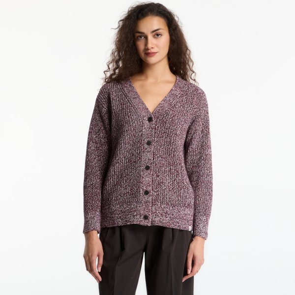 Svetr Calvin Klein Jeans Chunky Cotton Mouline Cardigan Rhododendron S