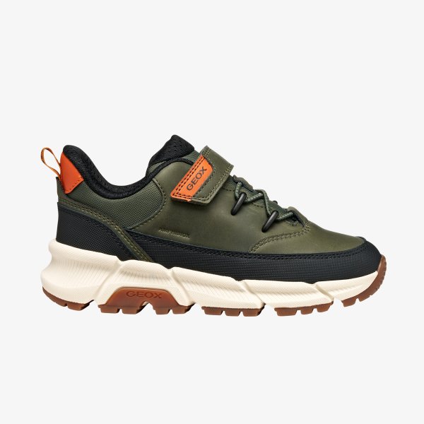 Geox Kids Flexyper Plus Khaki 34
