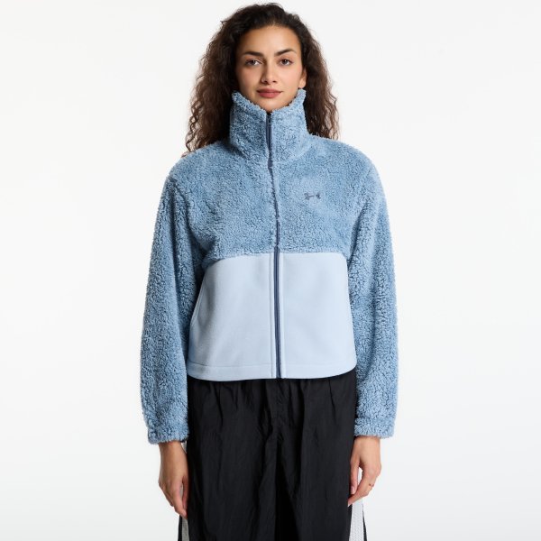 Mikina Under Armour W Basecamp Fleece Fz Blue Wind S