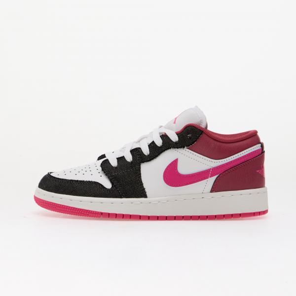 Air Jordan 1 Low SE Kids Off Noir/ Desert Pink-White-Desert Pink 3.5Y