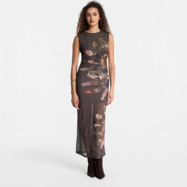 Šaty Desigual Munich Gris Oceano S