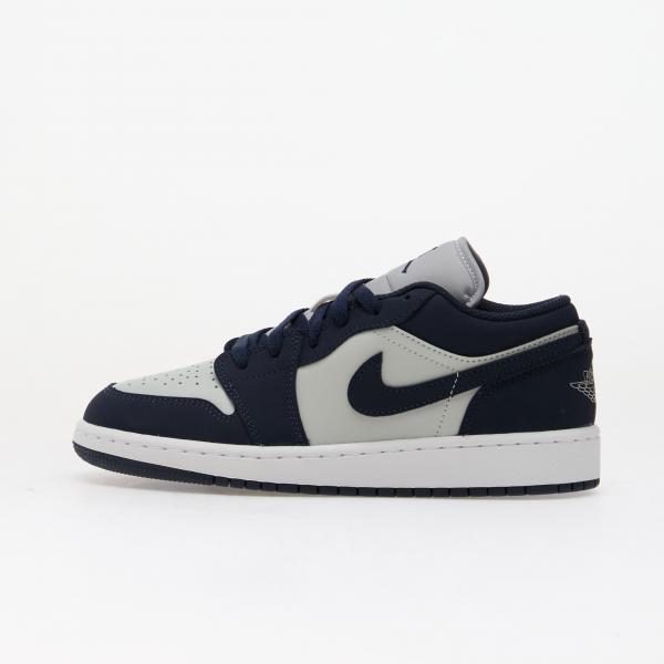 Air Jordan 1 Low Kids Obsidian/ Obsidian-Grey Fog-Pink Foam 6Y