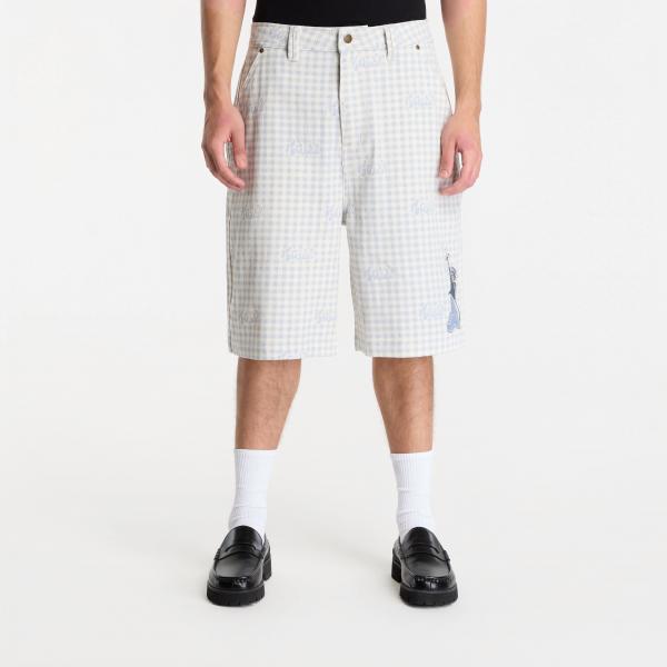 Šortky RIPNDIP Hard In Da Paint Wide Fit Shorts Light Blue Checker S
