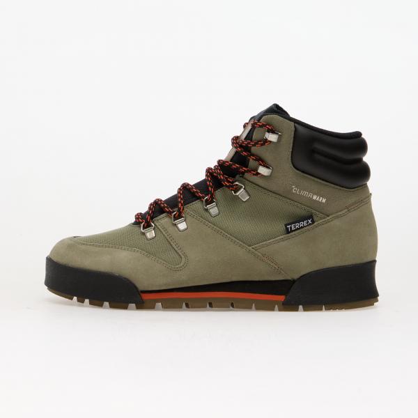 Tenisky adidas Terrex Snowpitch CLIMAWARM Winter Hiking Olive Three/ Khaki Six/ Semi Impact Orange EUR 44