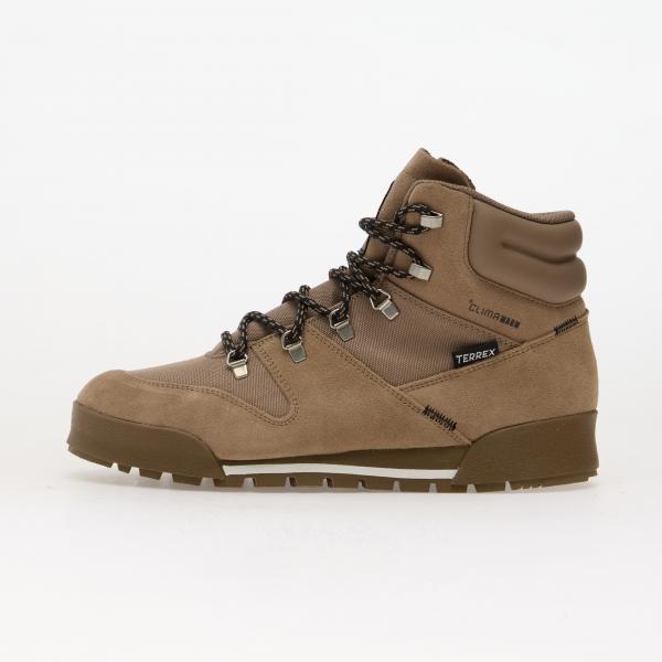 Boty adidas Terrex Snowpitch CLIMAWARM Winter Hiking Khaki Six/ Khaki Six/ Semi Impact Orange 9