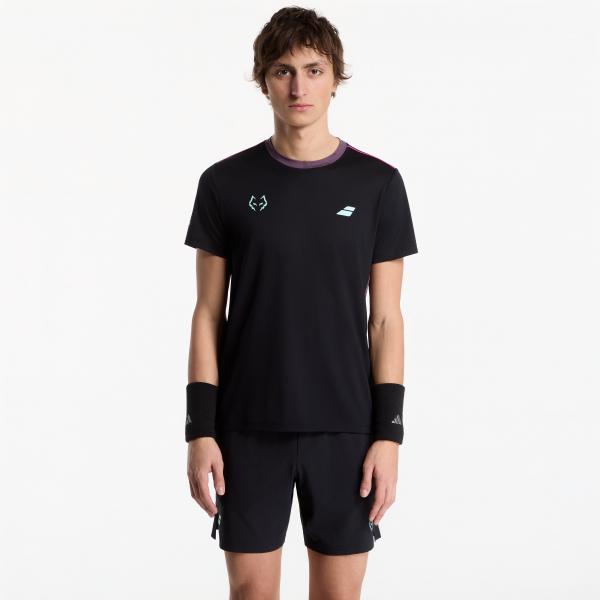 Tričko Babolat Crew Neck Tee J. Lebron Black/ Black XXL