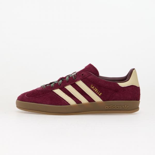 Tenisky adidas Gazelle Indoor Maroon/ Warm Vanilla/ Blanch Green EUR 36 2/3