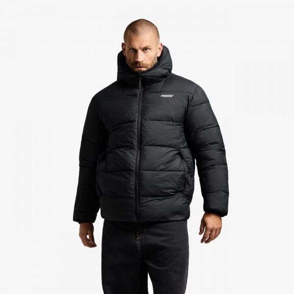 Bunda Prosto Puffer Jacket Adament Hood 3.0 Black M