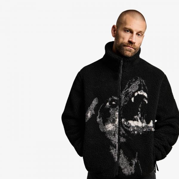 Bunda Prosto Sherpa Jacket Wild Dog Black M