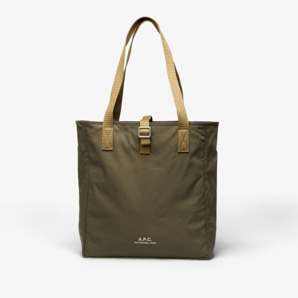 Taška A.P.C. Archive Tote Khaki Universal