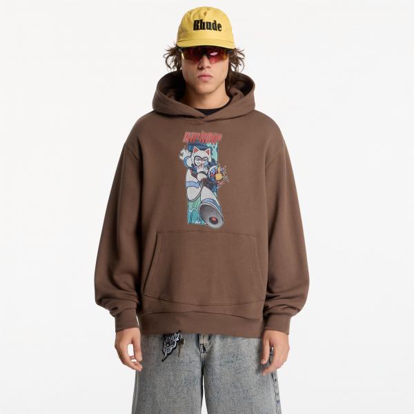Mikina RIPNDIP Rokkunerm Hoodie Dusty Brown L