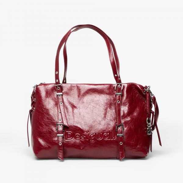 Kabelka Desigual Half Logo Lanuza Gra Garnet Universal