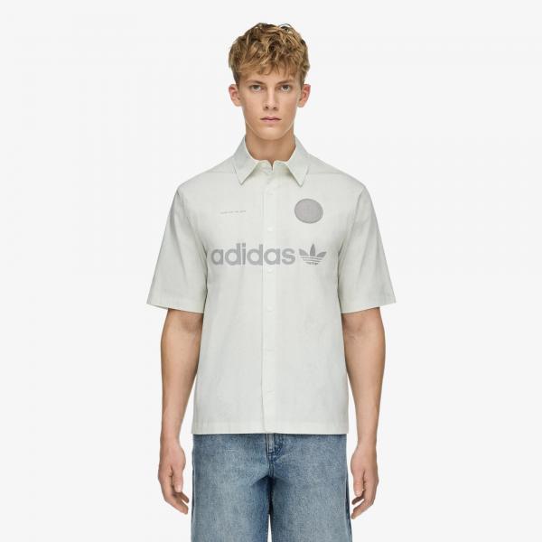 Košile adidas Song For The Mute ADI008 Short Sleeve Shirt UNISEX Off White S