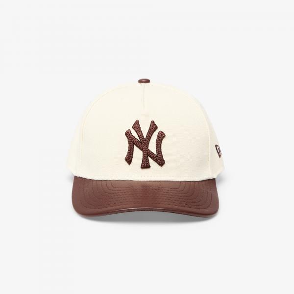 Kšiltovka New Era 9FORTY M-Crown A-Frame MLB Fabric Mix New York Yankees Beige/ Brown Universal
