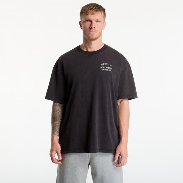 Tričko Under Armour M HWT Property OF SS Ultimate Black/ Titanium XL