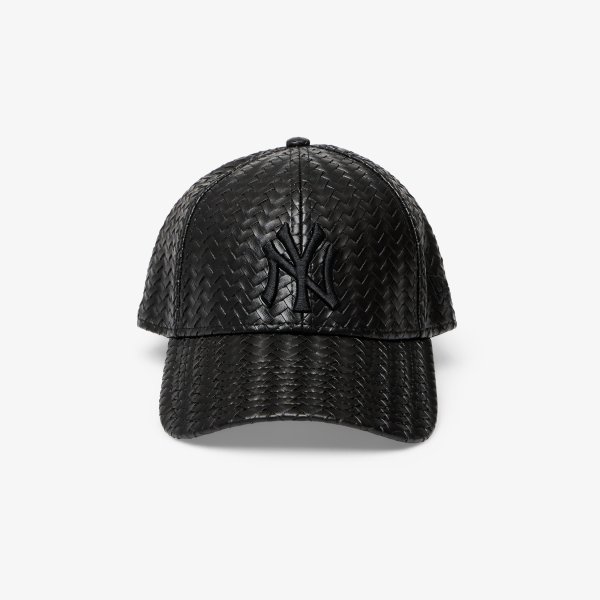 Kšiltovka New Era 9FORTY MLB PU Weave New York Yankees Black Universal