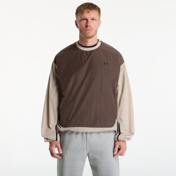 Mikina Under Armour Unstoppable CW Crew Peppercorn XL
